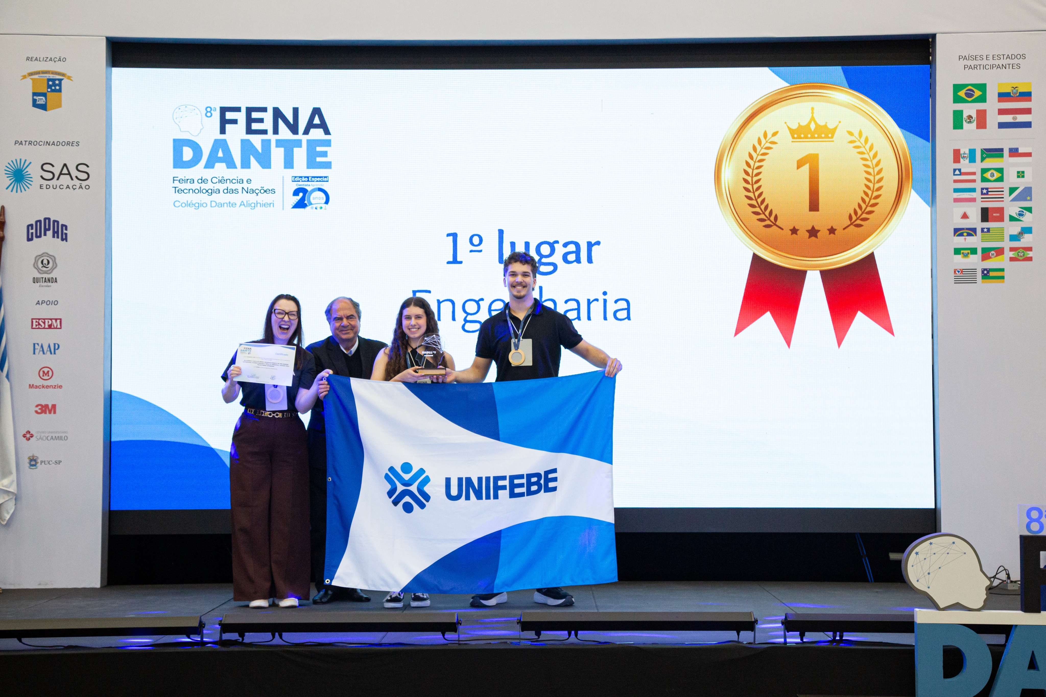 Após terceira premiação, projeto do Colégio UNIFEBE é credenciado para festival internacional