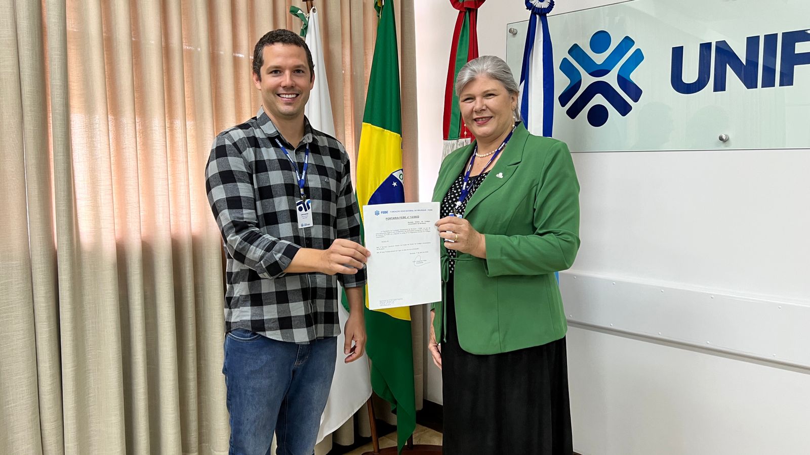 Professor Leonardo Ristow é o novo Diretor do Colégio UNIFEBE